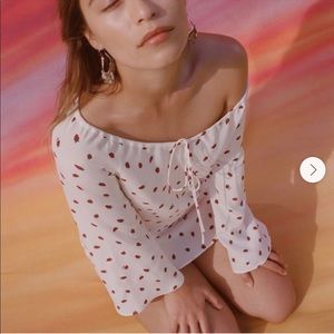 NWOT Realisation Par The Luna dress Strawberry